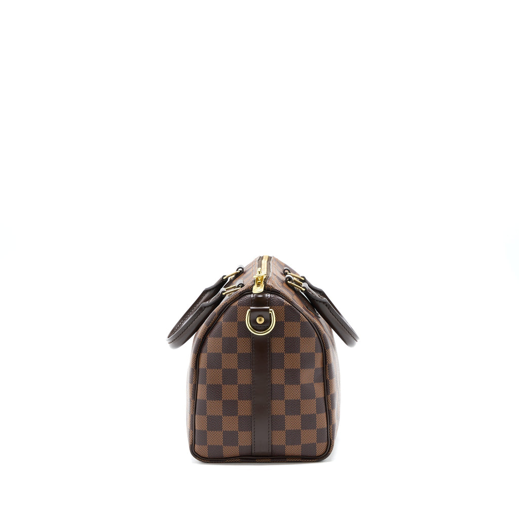 LOUIS VUITTON SPEEDY BANDOULIERE 25 DAMIER EBENE CANVAS GHW