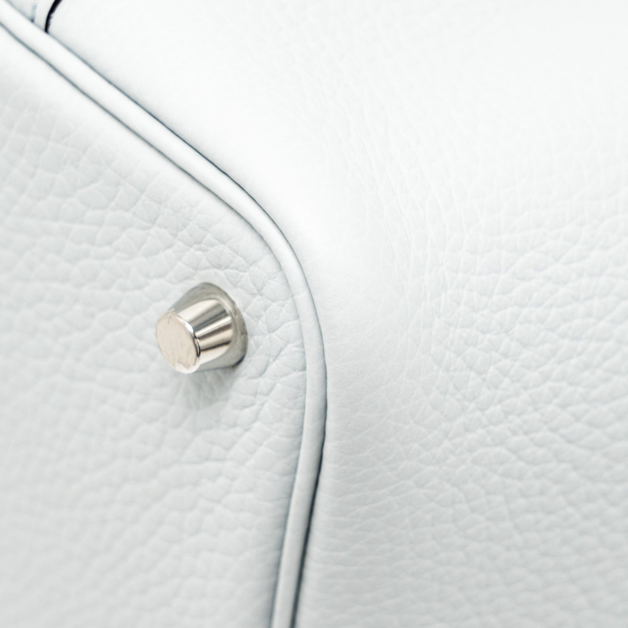 HERMES PICOTIN 18 LOCK BAG CLEMENCE BLUE PALE SHW