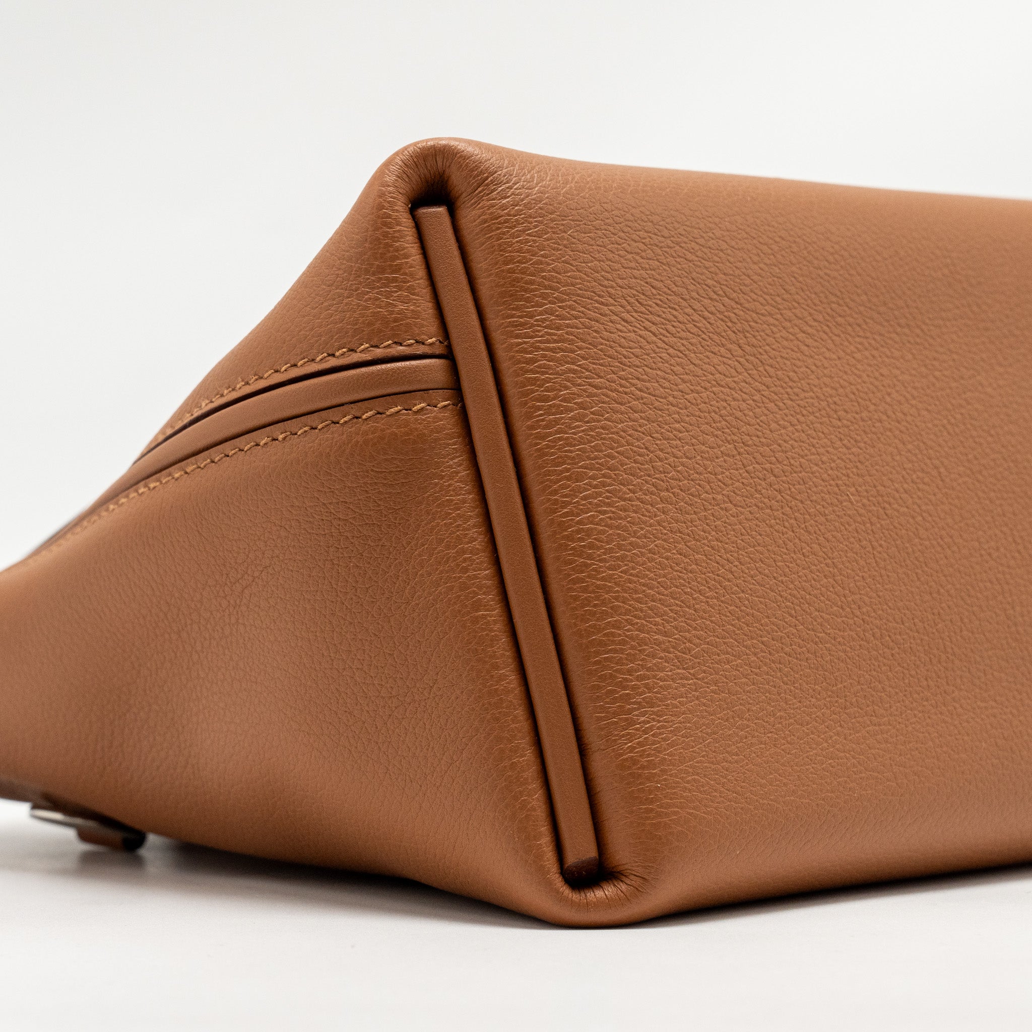 HERMES MINI 24/24 2424-21 BAG EVERCOLOR/SWIFT GOLD SHW