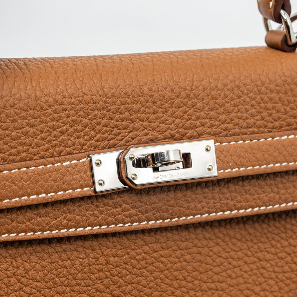 Hermes kelly 25 togo gold SHW