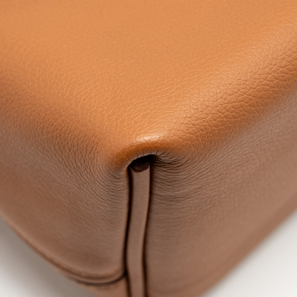 HERMES MINI 24/24 2424-21 BAG EVERCOLOR/SWIFT GOLD SHW
