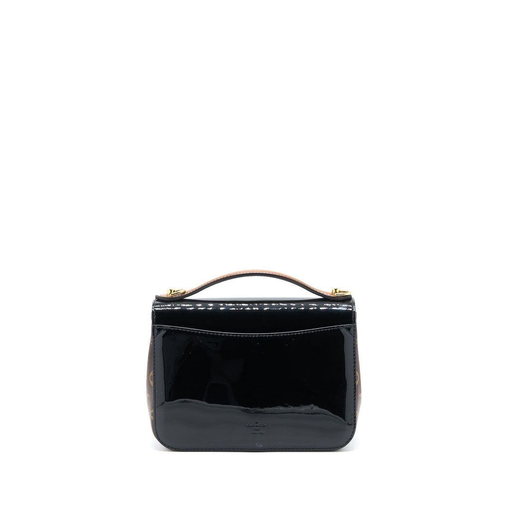 LOUIS VUITTON CHERRYWOOD BB PATENT/MONOGRAM CANVAS BLACK GHW