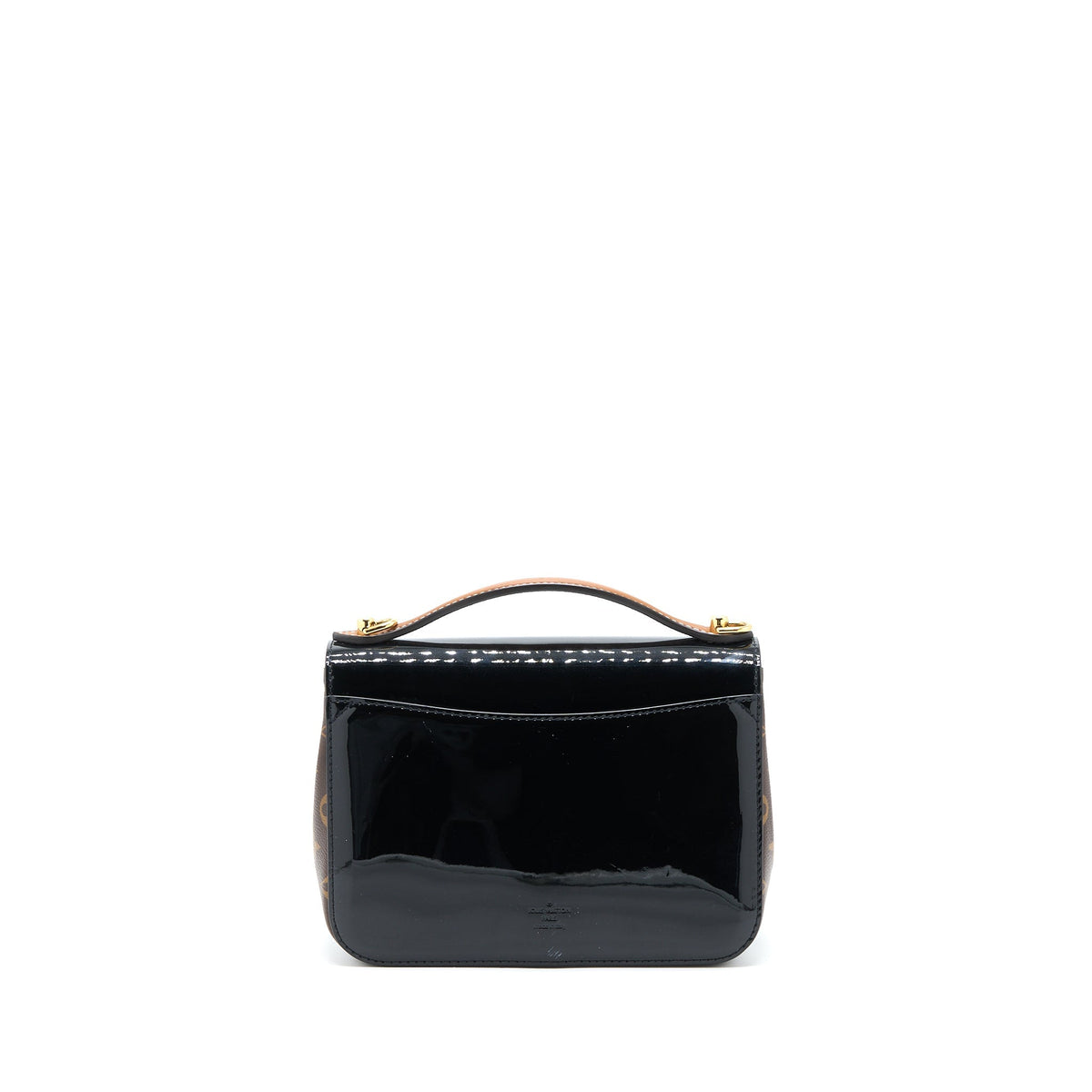 LOUIS VUITTON CHERRYWOOD BB PATENT/MONOGRAM CANVAS BLACK GHW