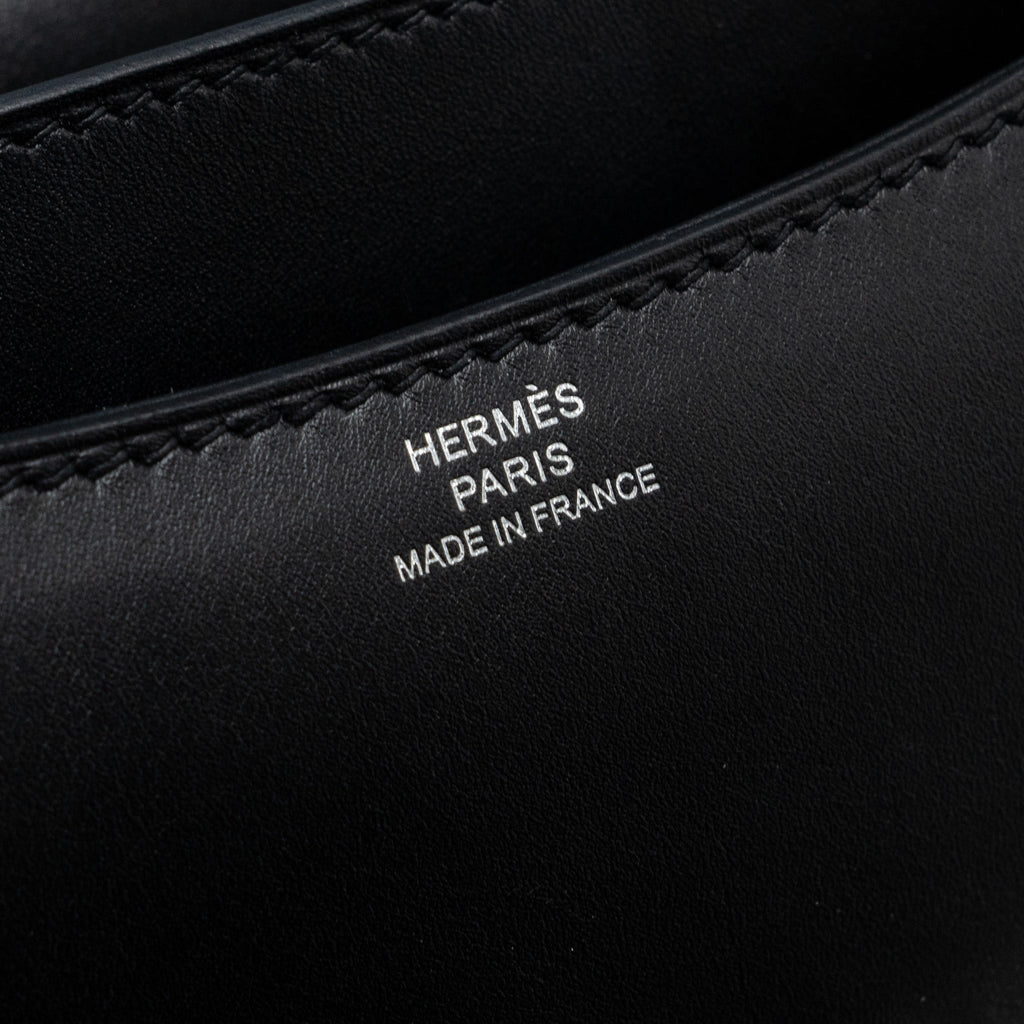 Hermes mini studio constance monsieur black SHW