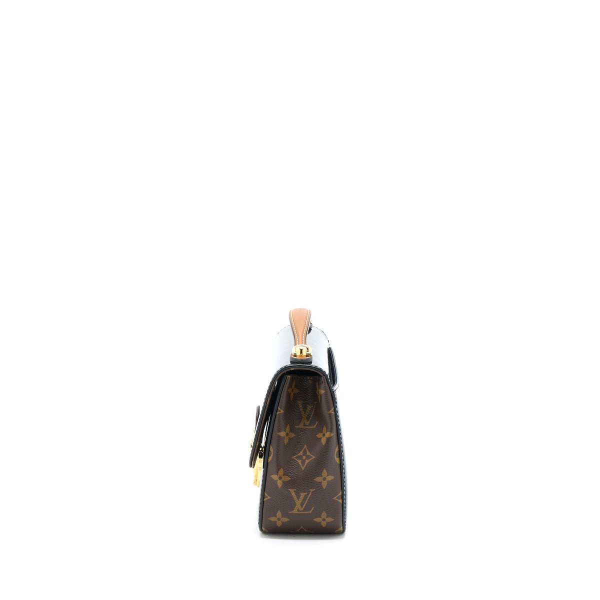 LOUIS VUITTON CHERRYWOOD BB PATENT/MONOGRAM CANVAS BLACK GHW