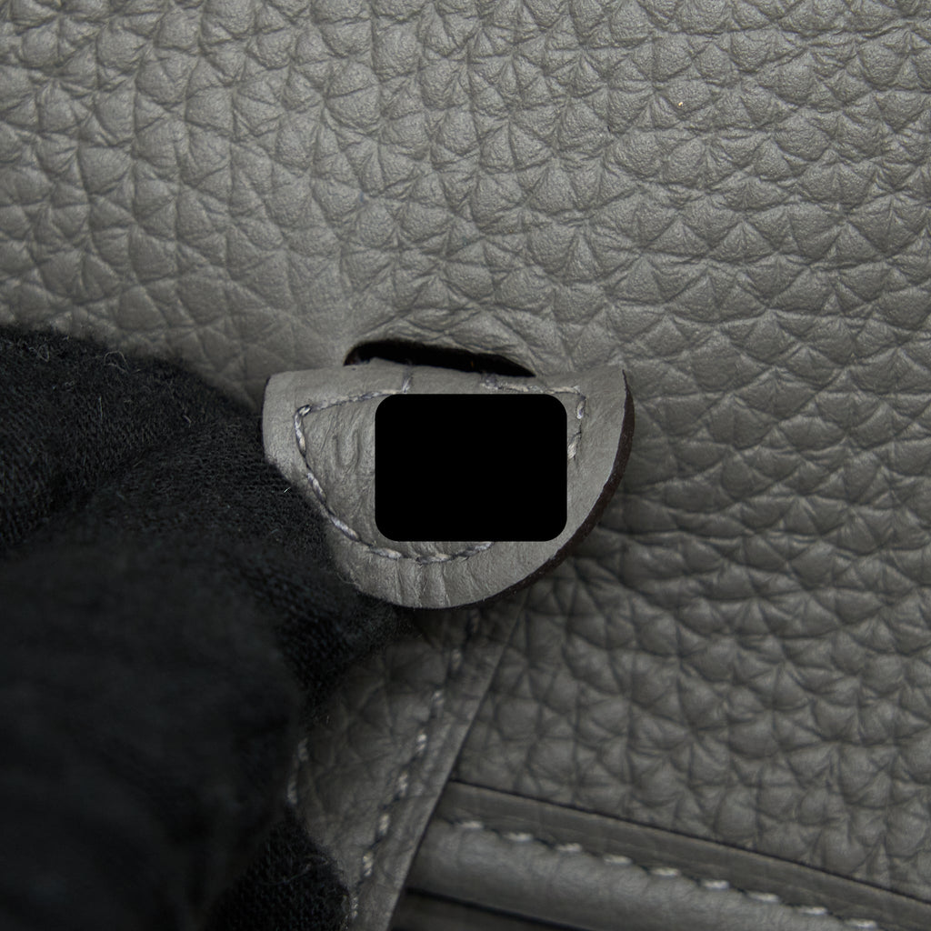 HERMES MINI EVELYN CLEMENCE GRIS MEYER GHW