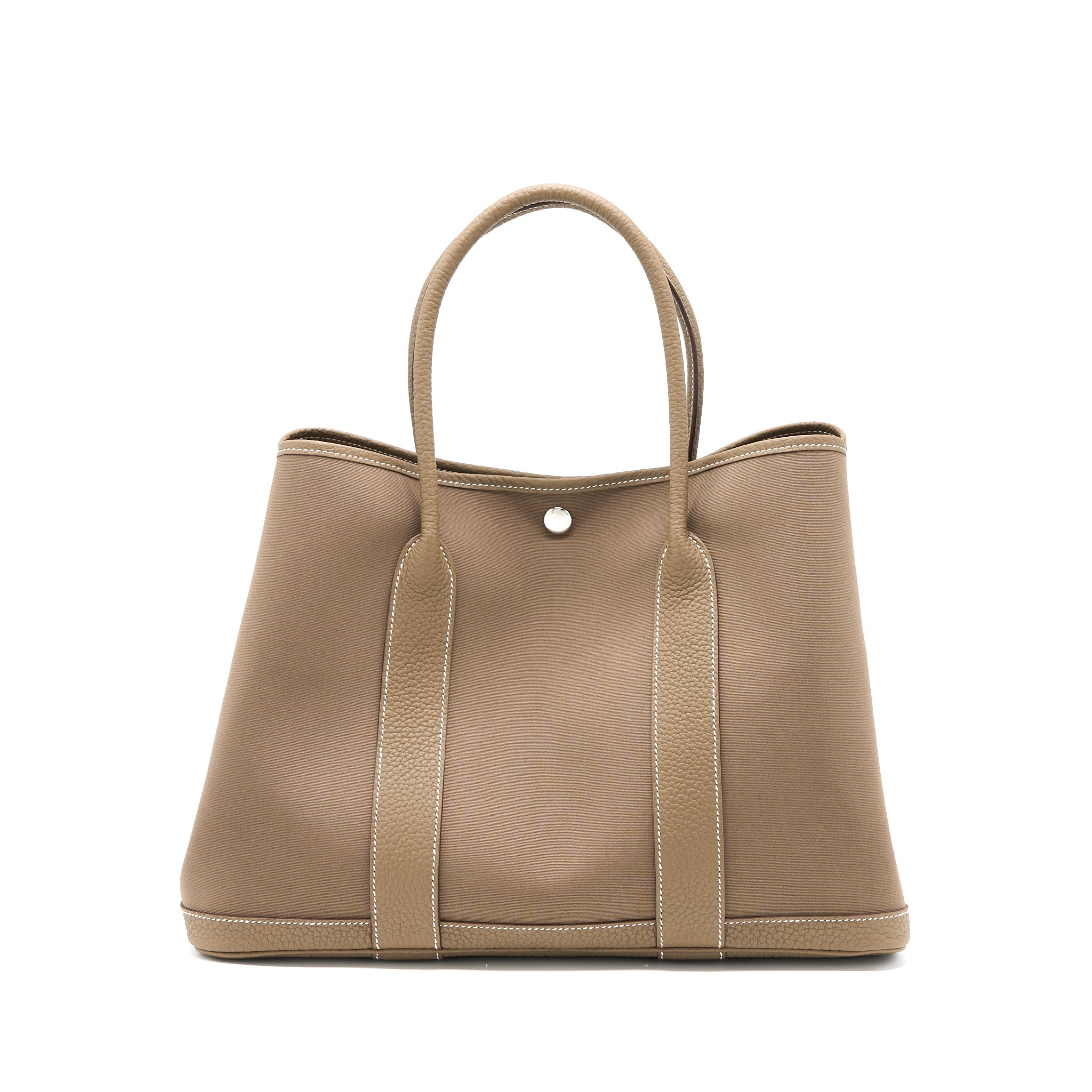 HERMES GARDEN PARTY 36 NEGONDA/CANVAS ETOUPE/DUNE SHW