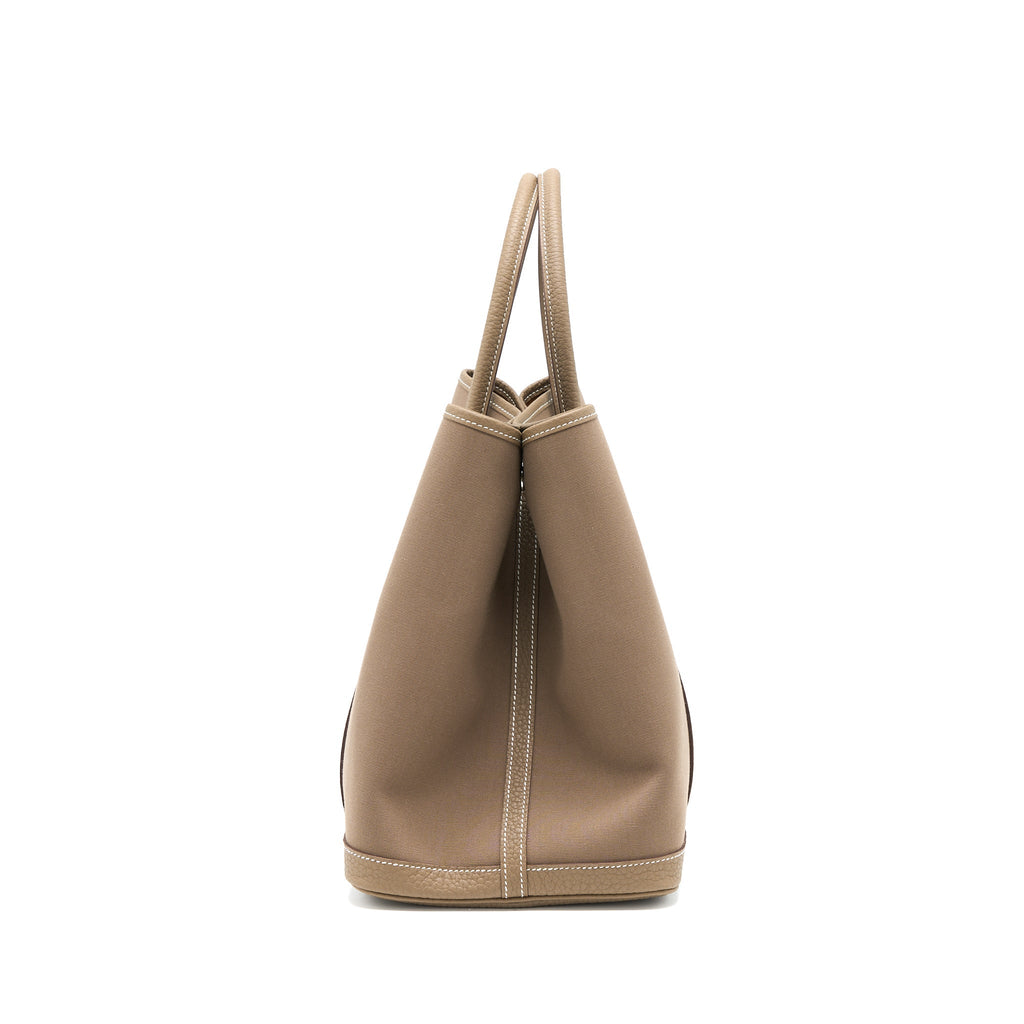 HERMES GARDEN PARTY 36 NEGONDA/CANVAS ETOUPE/DUNE SHW