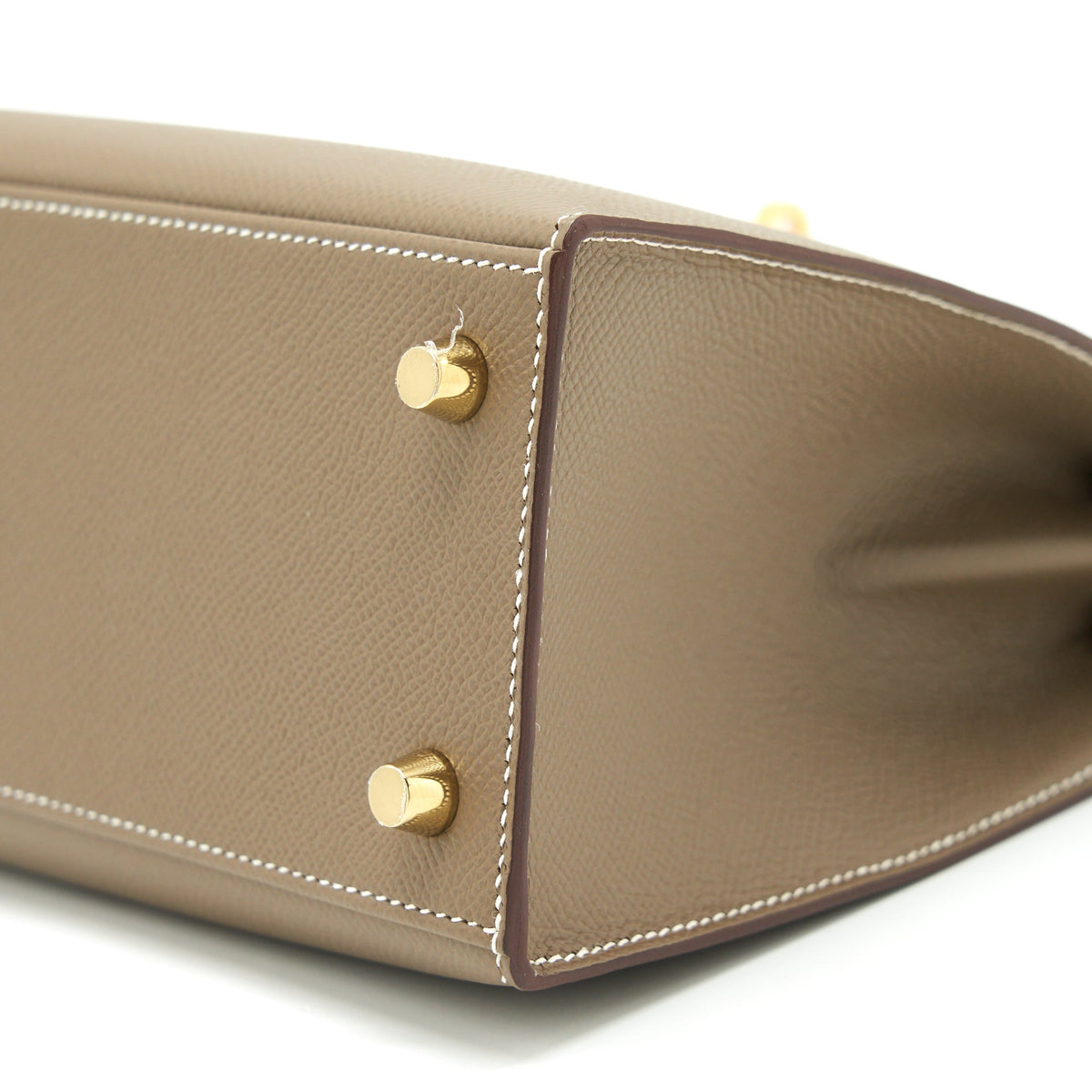 Hermes Kelly 25 Epsom Etoupe GHW