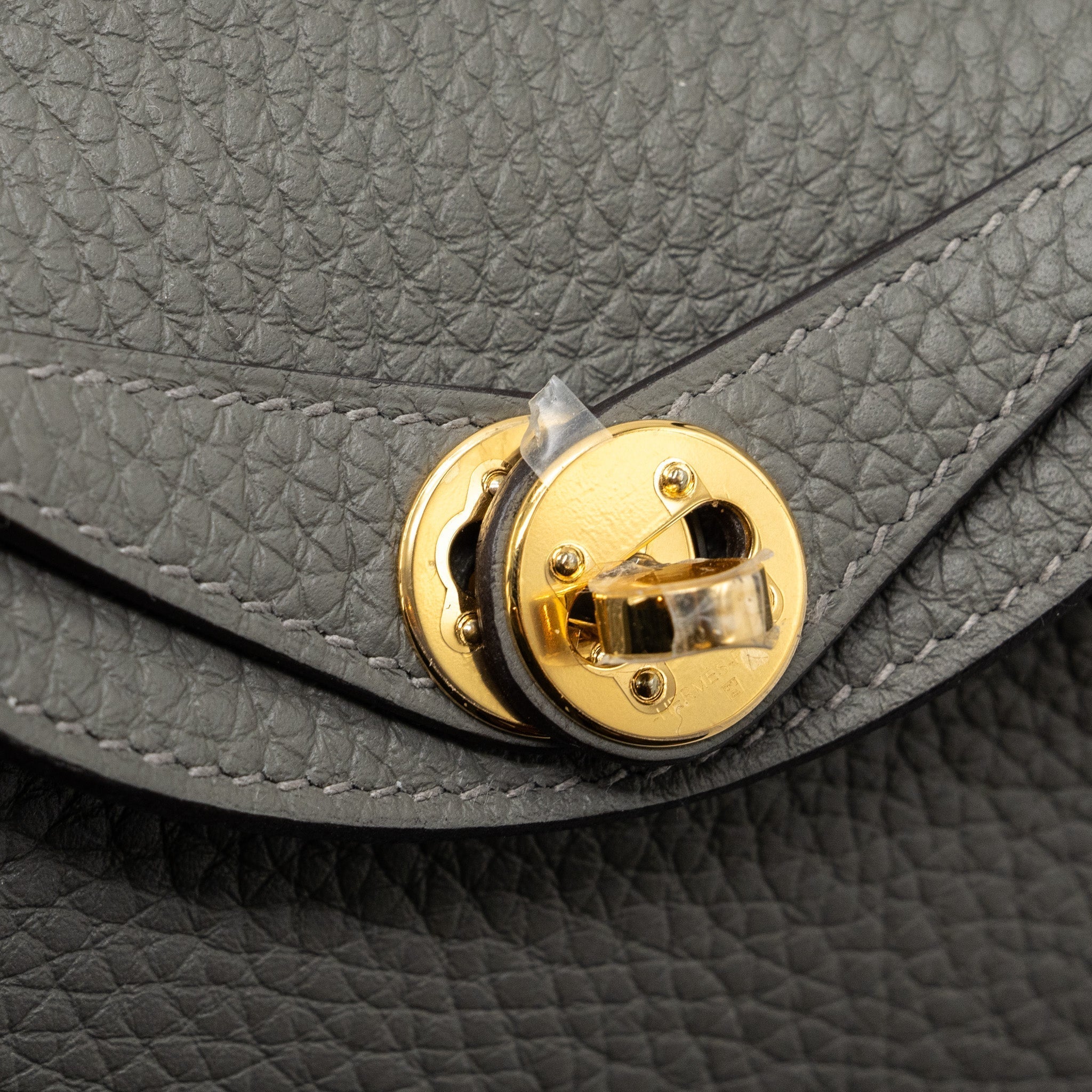 HERMES MINI LINDY CLEMENCE GRIS MEYER GHW