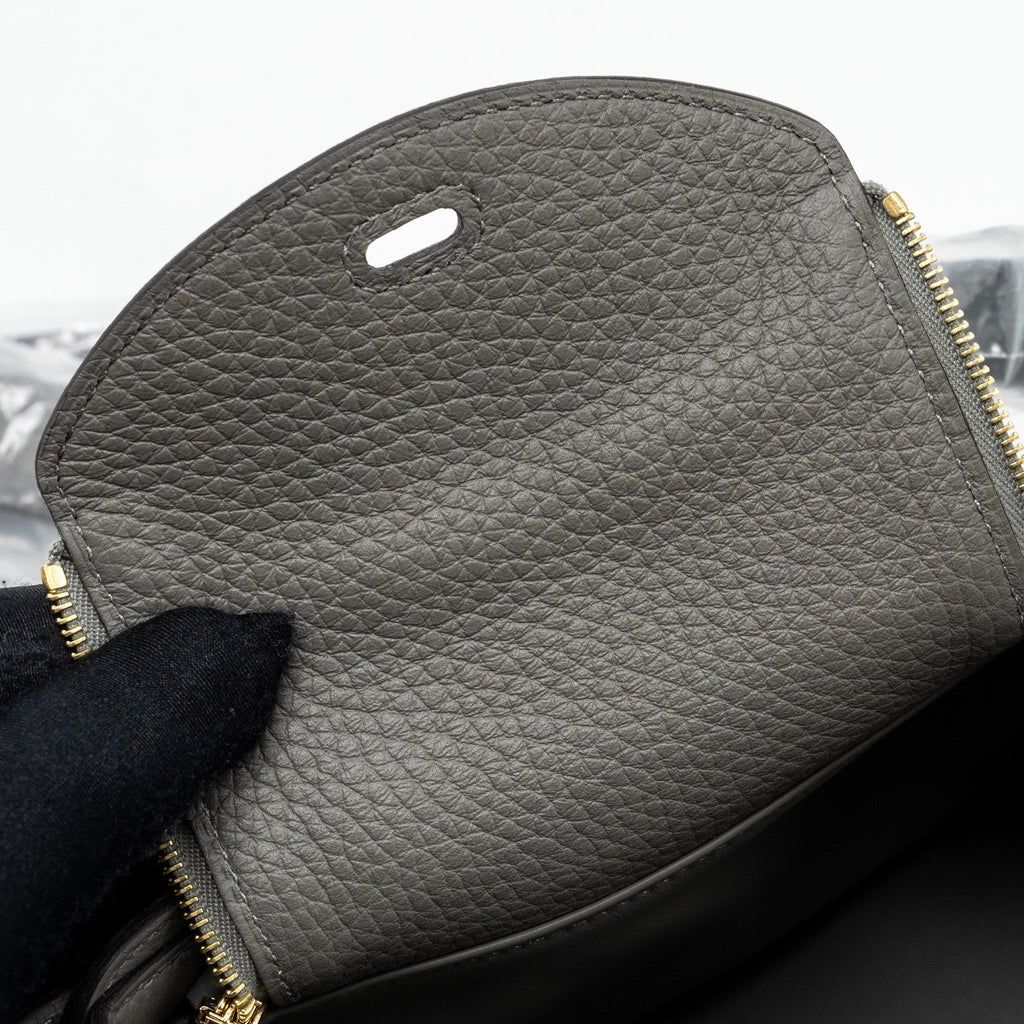 HERMES MINI LINDY CLEMENCE GRIS MEYER GHW