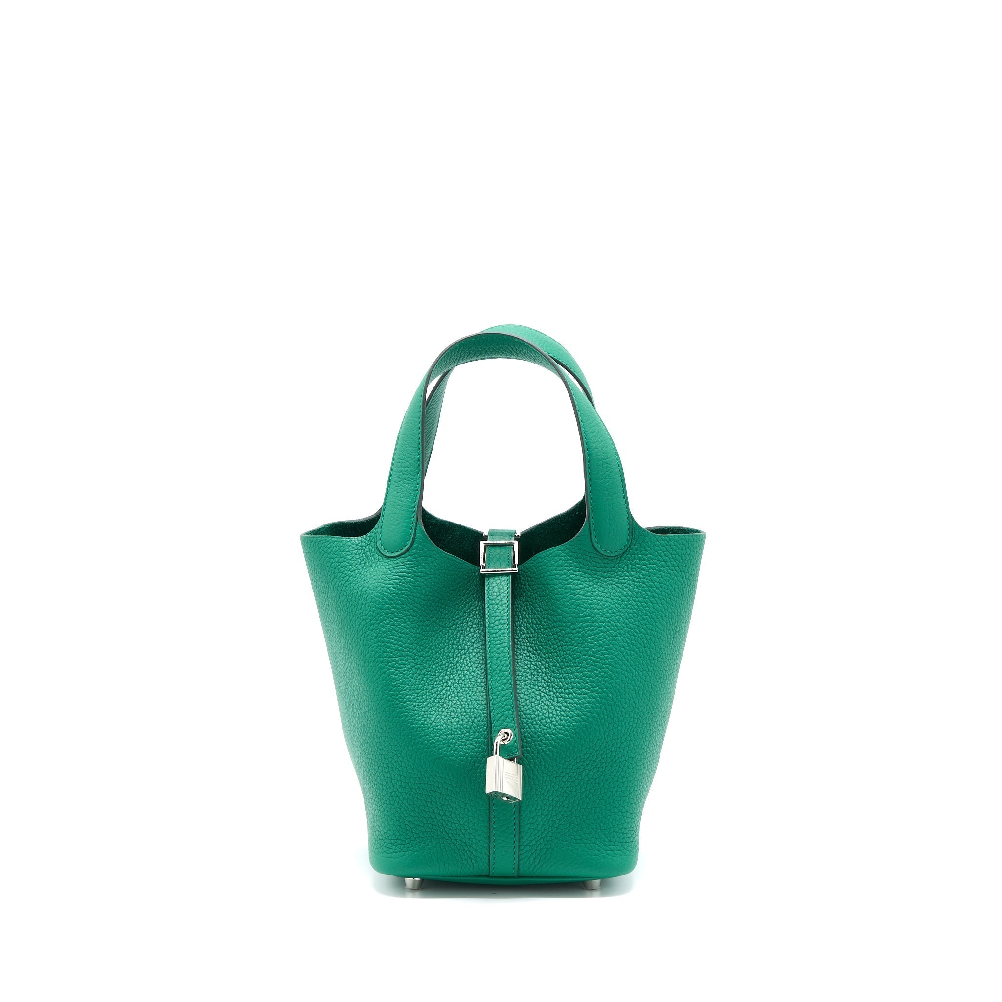 HERMES PICOTIN 18 LOCK BAG CLEMENCE U4 VERT VERTIGO SHW