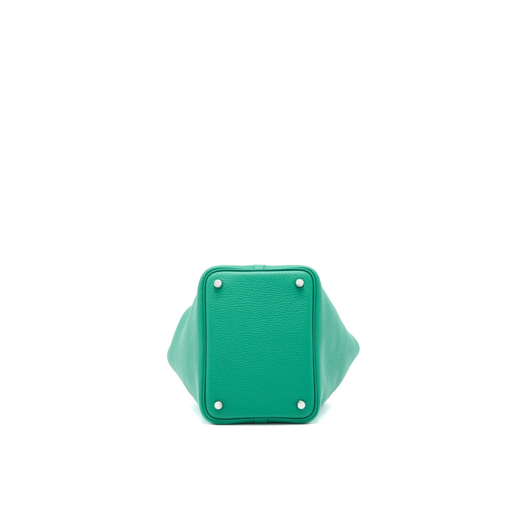 HERMES PICOTIN 18 LOCK BAG CLEMENCE U4 VERT VERTIGO SHW