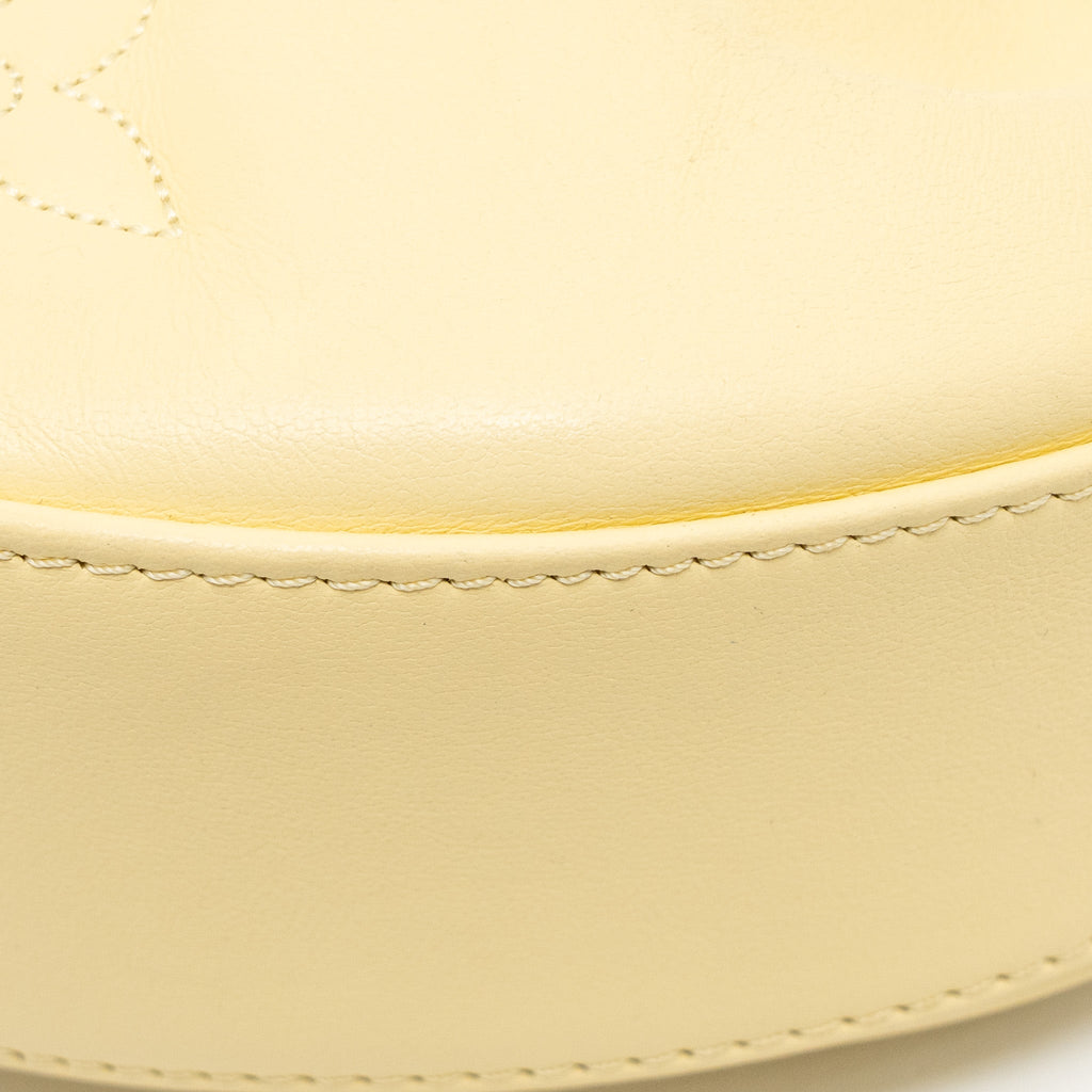 LOUIS VUITTON OVER THE MOON MONOGRAM BUBBLEGRAM CALFSKIN LIGHT YELLOW GHW