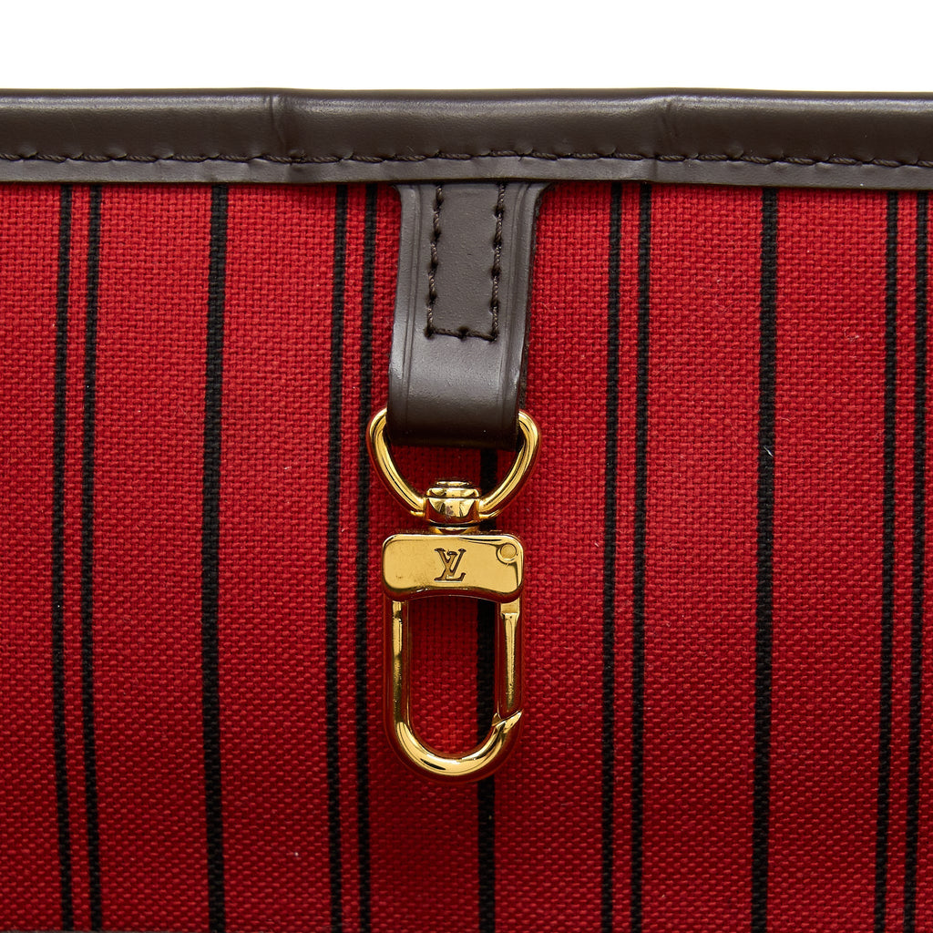 LOUIS VUITTON NEVERFULL MM DAMIER EBENE CHERRY GHW