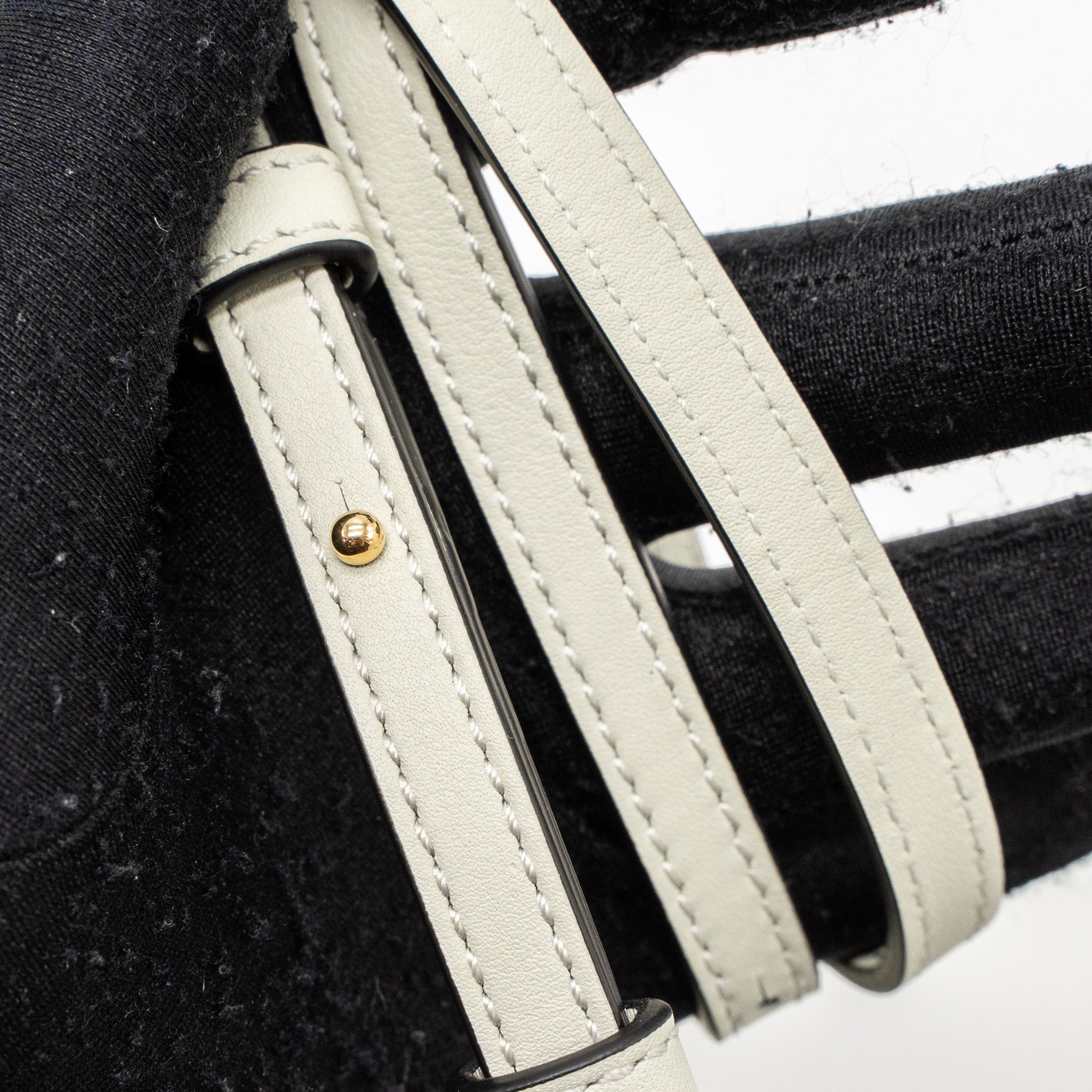 LOEWE FLAMENCO CLUTCH MINI NAPPA CALFSKIN LIGHT CELADON GHW