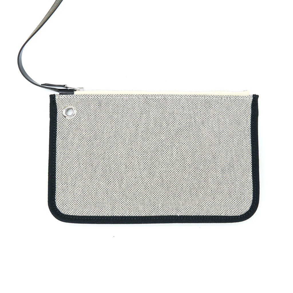 HERMES HERBAG ZIP 31 PEGASE BLEU INDIGO/ ECRU-NOIR/ NOIR SHW