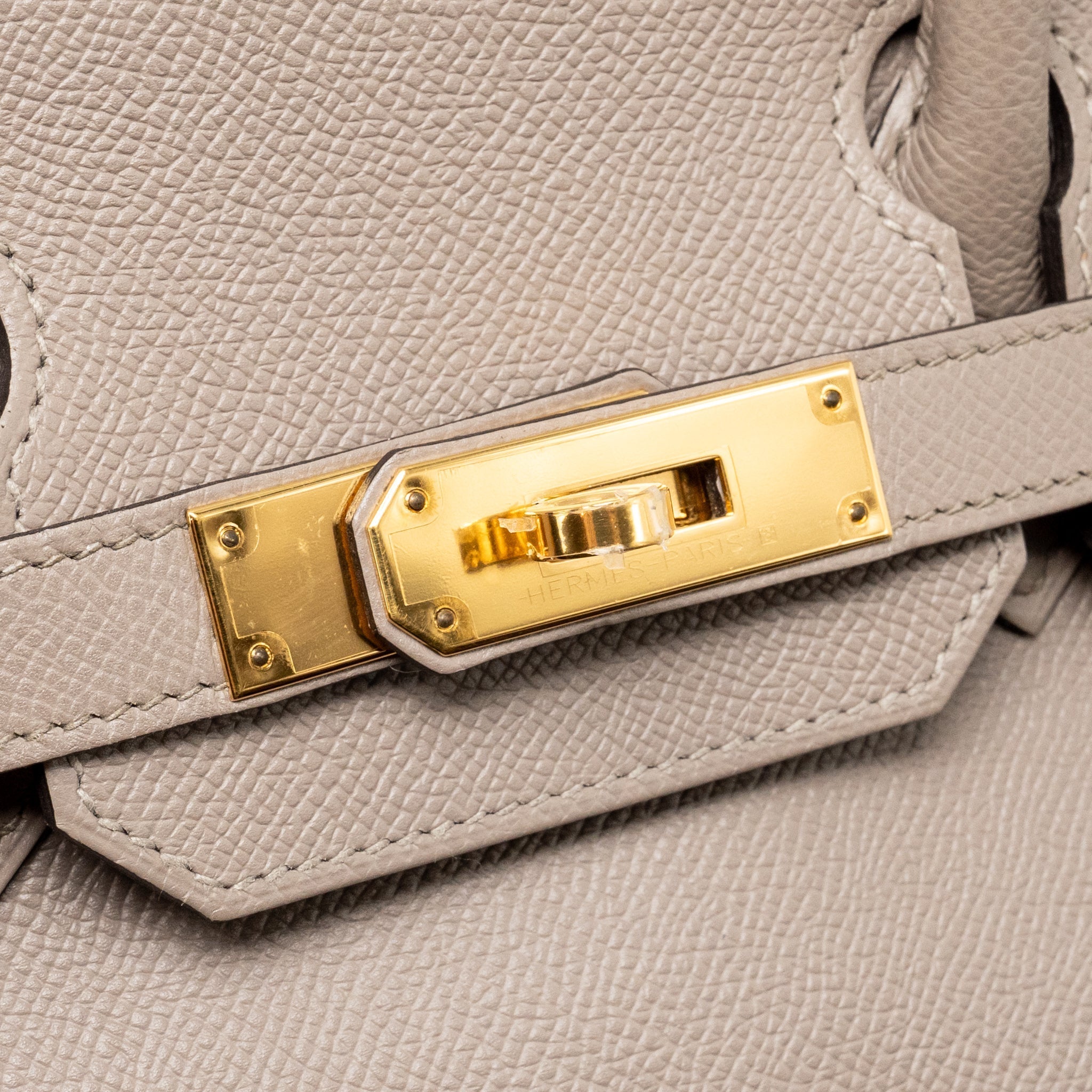 HERMES BIRKIN 30 EPSOM M8 GRIS ASPHALT GHW
