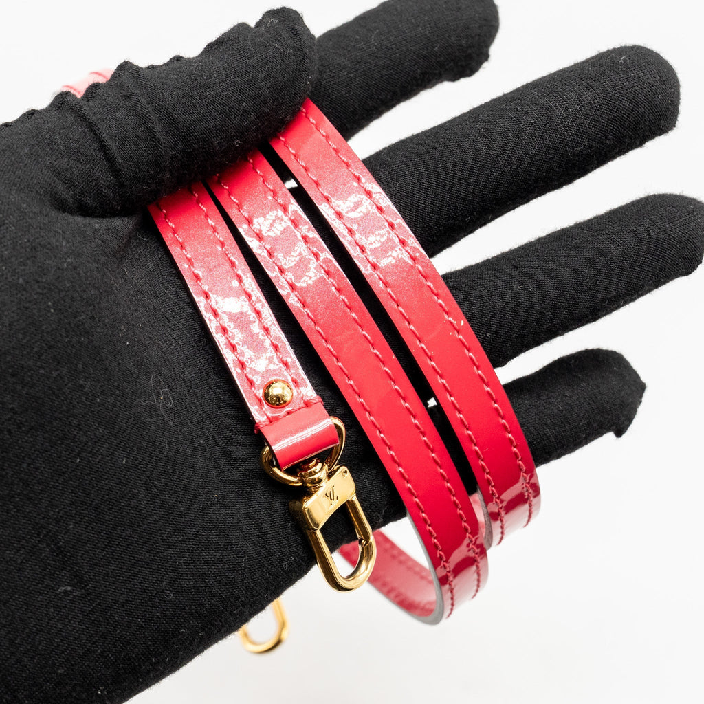 LOUIS VUITTON ALMA BB MONOGRAM PATENT RED GHW
