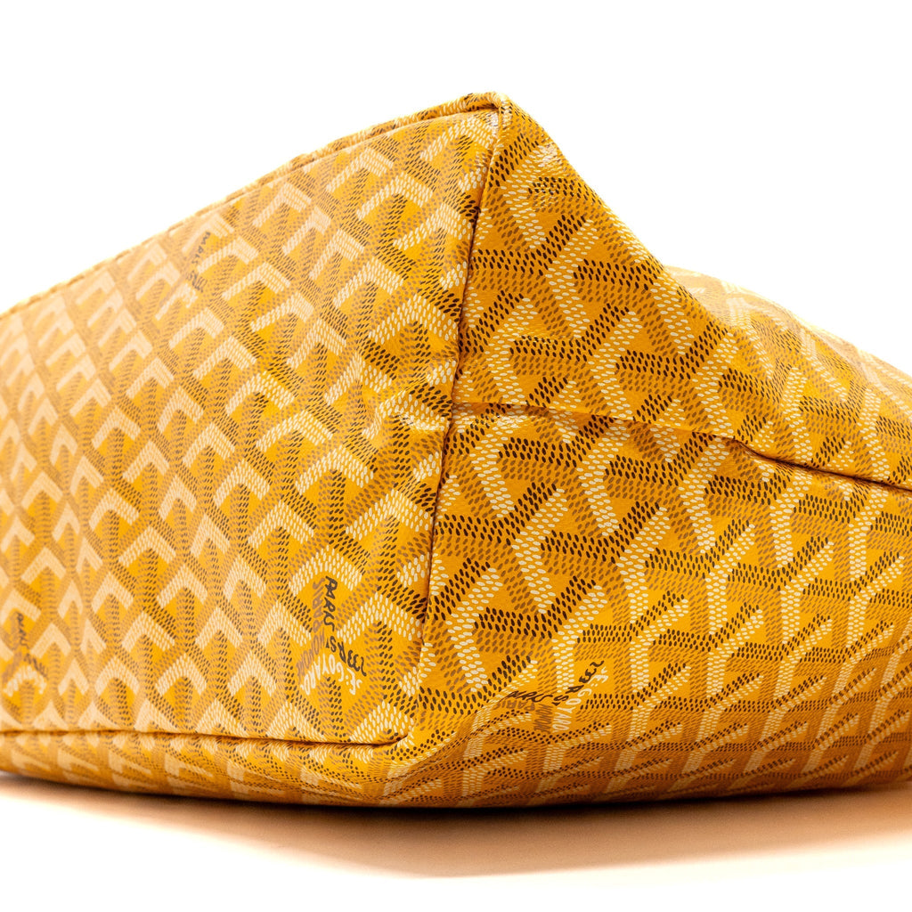 GOYARD SAINT LOUIS PM TOTE BAG CANVAS YELLOW SHW