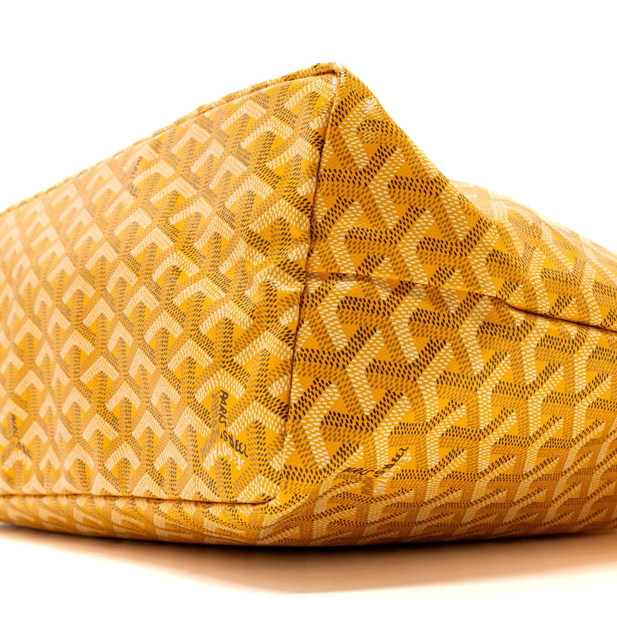 GOYARD SAINT LOUIS PM TOTE BAG CANVAS YELLOW SHW