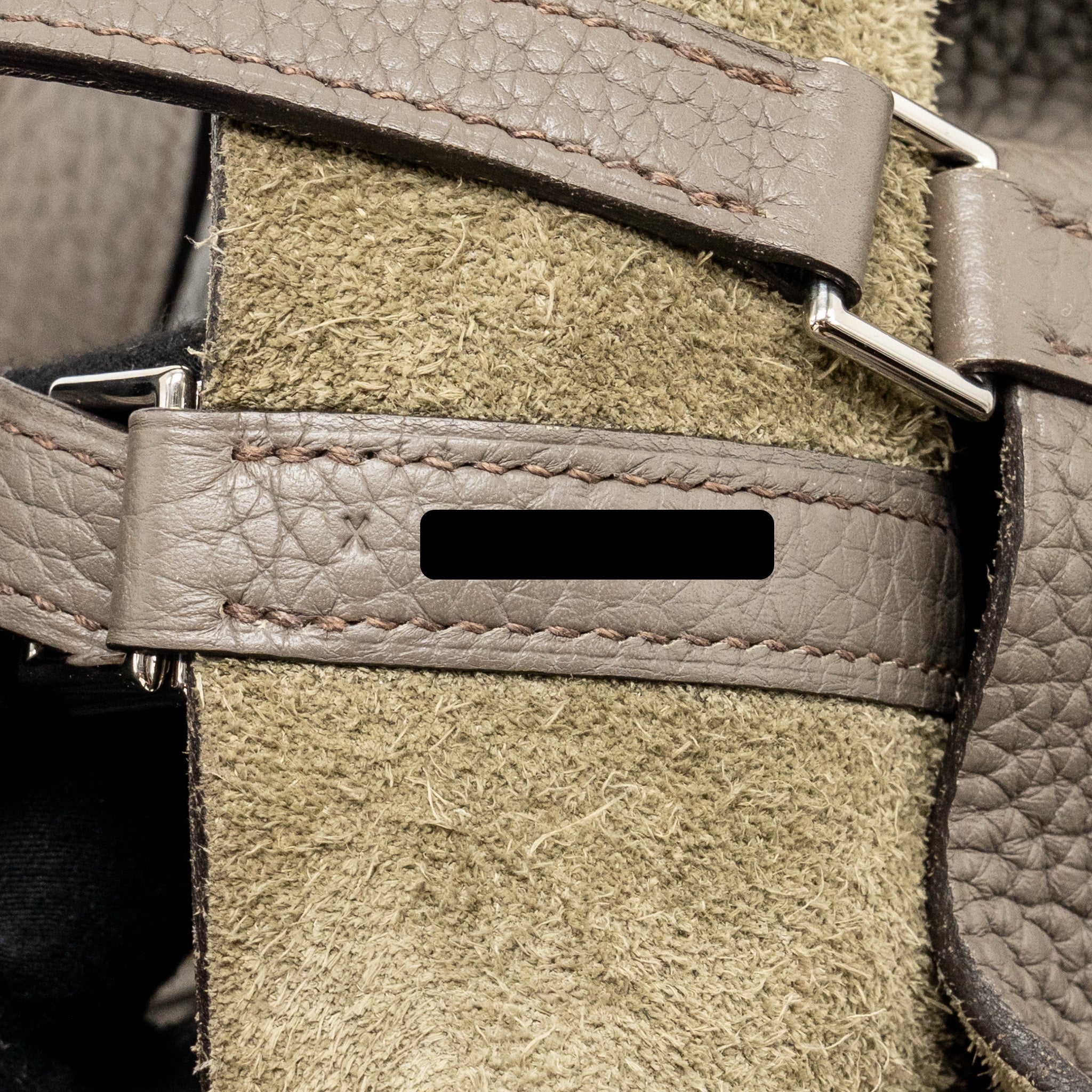 HERMES PICOTIN 22 LOCK BAG CLEMENCE GRIS ETAIN SHW