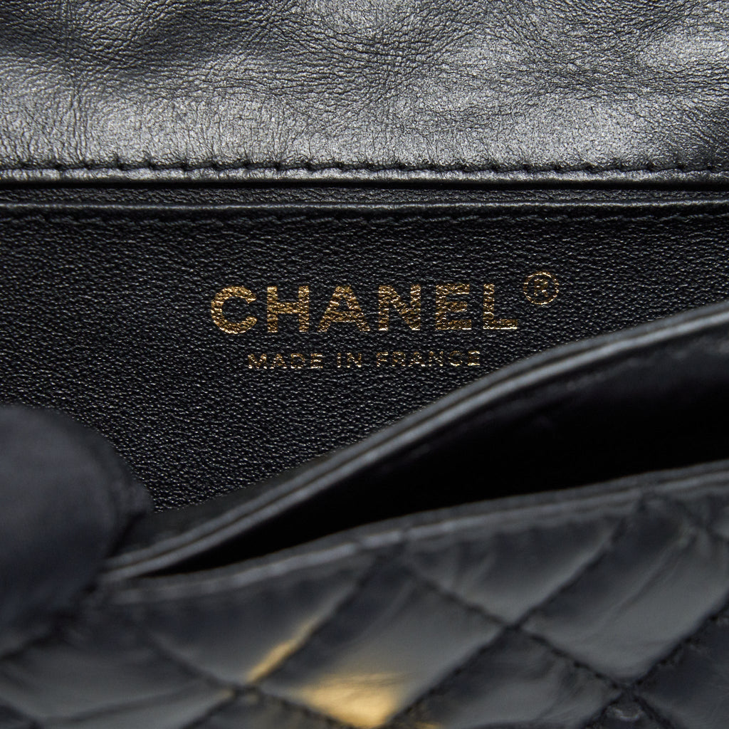 CHANEL 2.55 WAIST BAG IN BLACK GHW