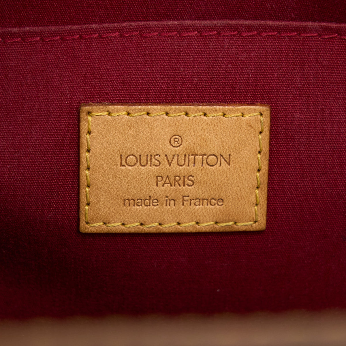 LOUIS VUITTON ROXBURY DRIVE MONOGRAM VERNIS RED GHW