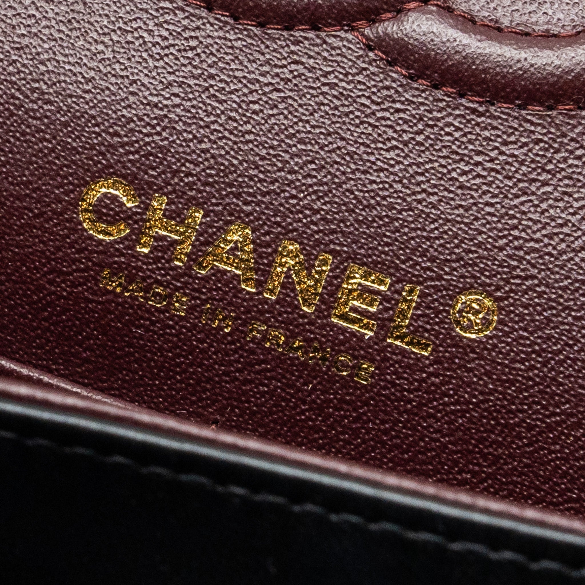 CHANEL SMALL CLASSIC DOUBLE FLAP BAG LAMBSKIN BLACK GHW