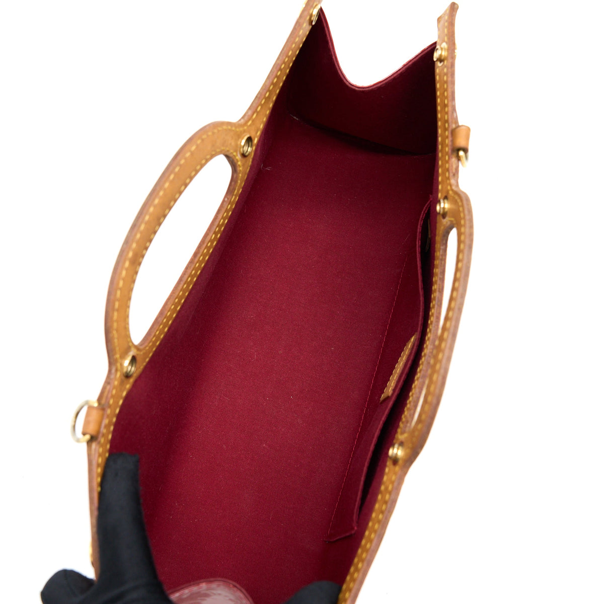 LOUIS VUITTON ROXBURY DRIVE MONOGRAM VERNIS RED GHW