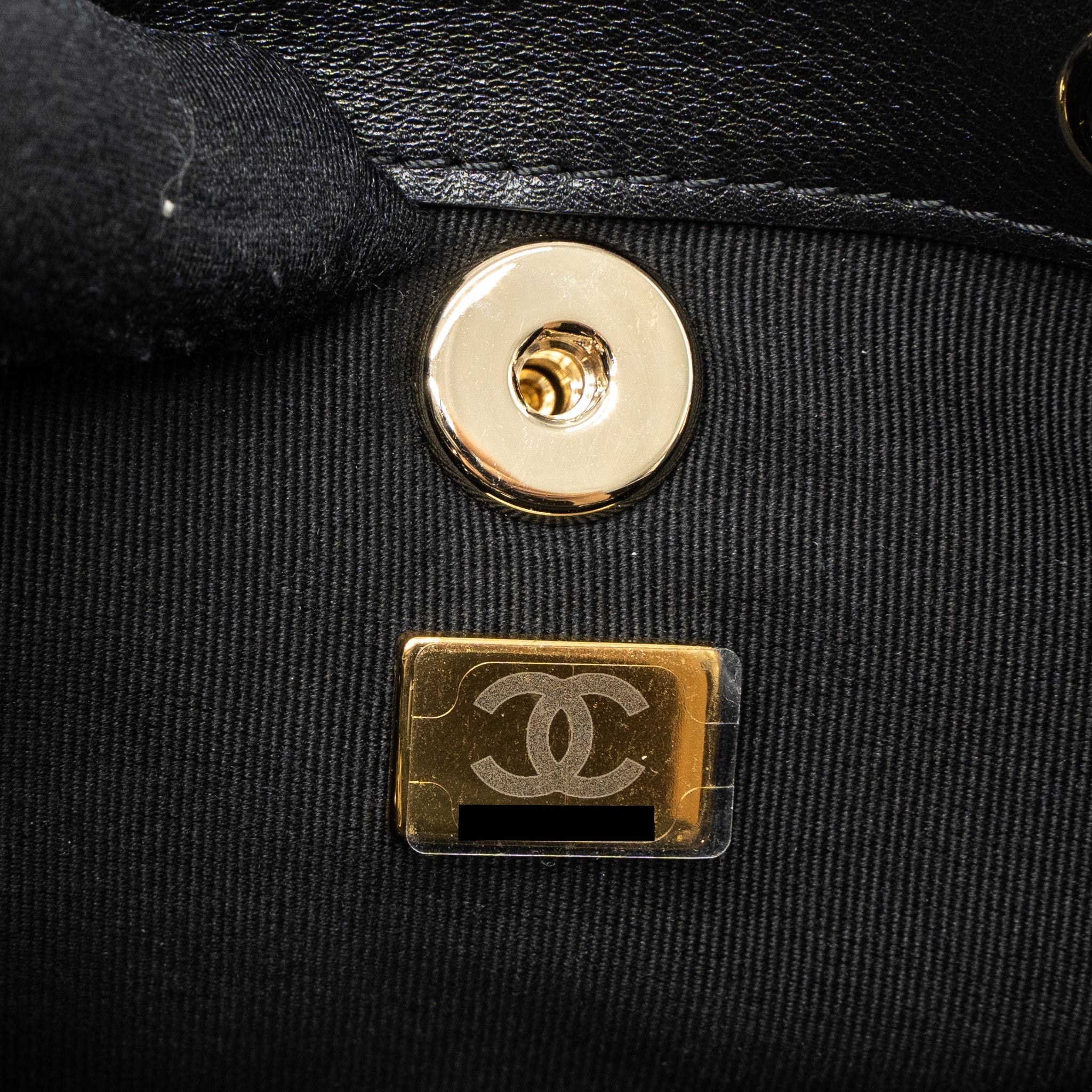 CHANEL 23C DUMA MINI BACKPACK CALFSKIN BLACK LGHW (MICROCHIP)