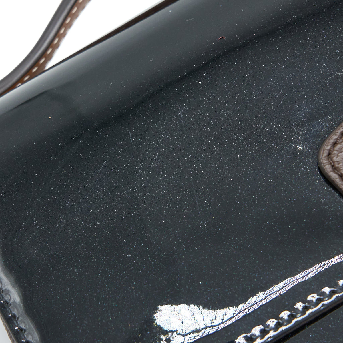 LOUIS VUITTON CHERRYWOOD BB PATENT/MONOGRAM CANVAS BLACK GHW