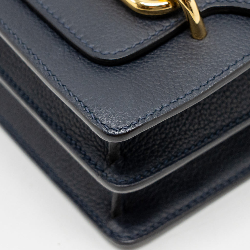 HERMES MINI ROULIS EVERCOLOR BLUE NUIT GHW