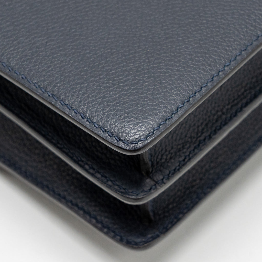 HERMES MINI ROULIS EVERCOLOR BLUE NUIT GHW