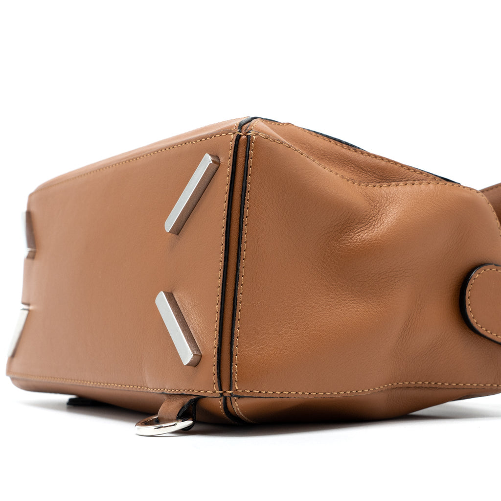 LOEWE SMALL PUZZLE BAG CALFSKIN TAN SHW