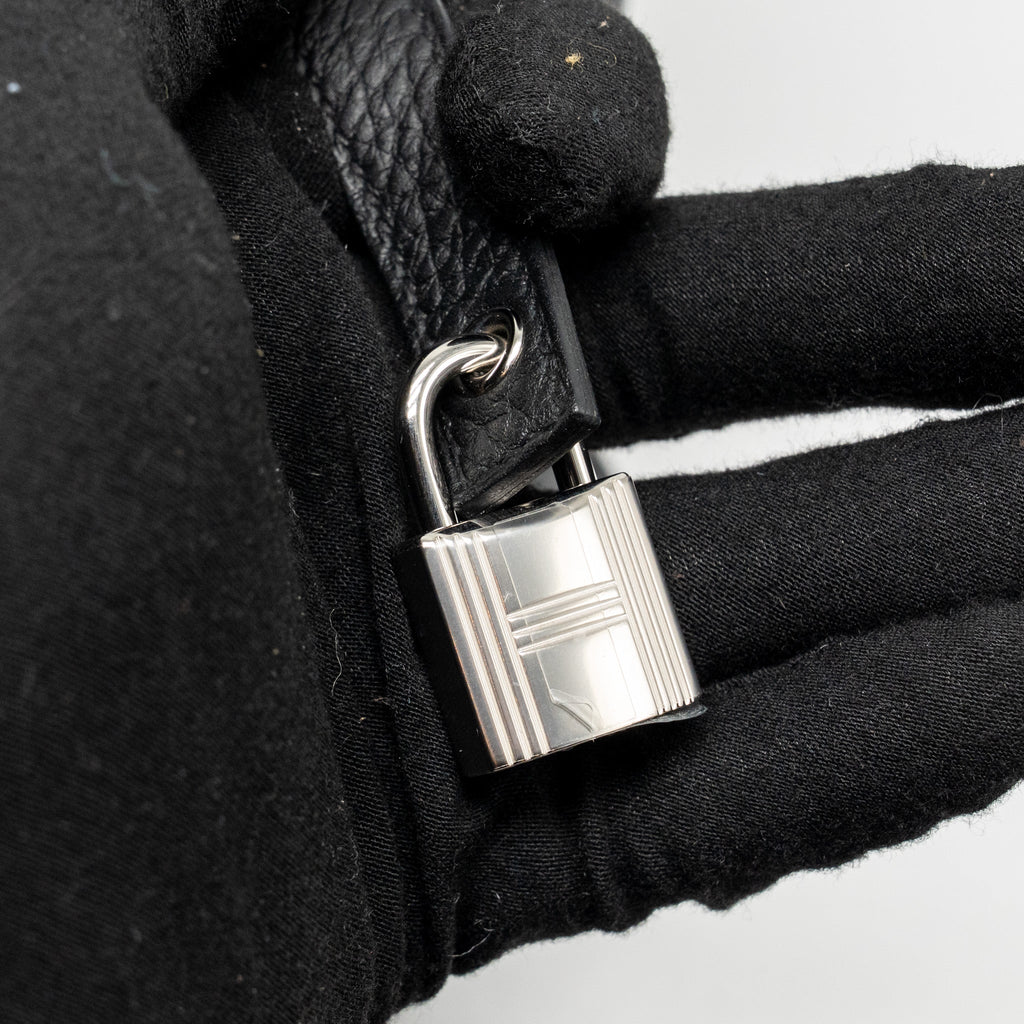 HERMES PICOTIN 22 LOCK BAG CLEMENCE BLACK SHW