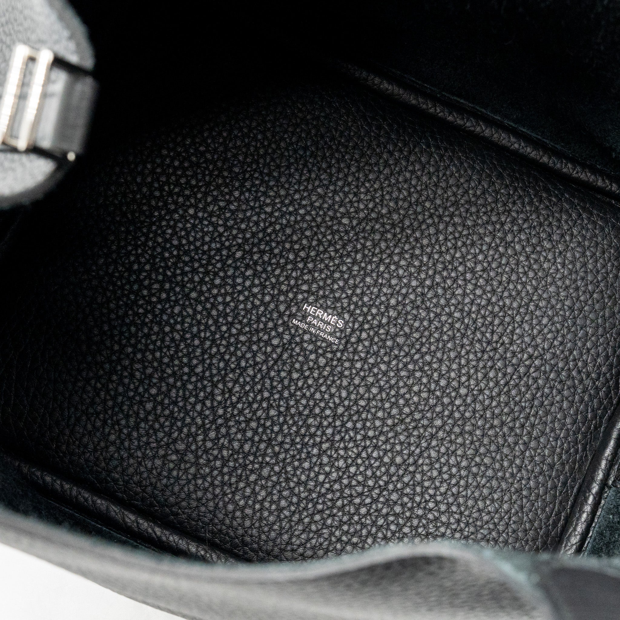 HERMES PICOTIN 22 LOCK BAG CLEMENCE BLACK SHW