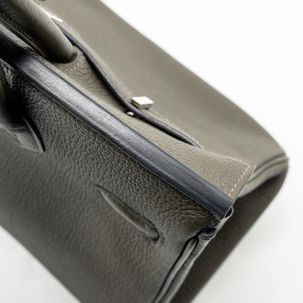 HERMES BIRKIN 25 TOGO VERT DE GRIS SHW