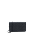 DIOR LADY DIOR POUCH ULTRAMATTE CANNAGE CALFSKIN BLACK HARDWARE
