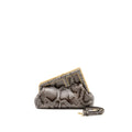 Fendi First Small Python Dark Grey GHW
