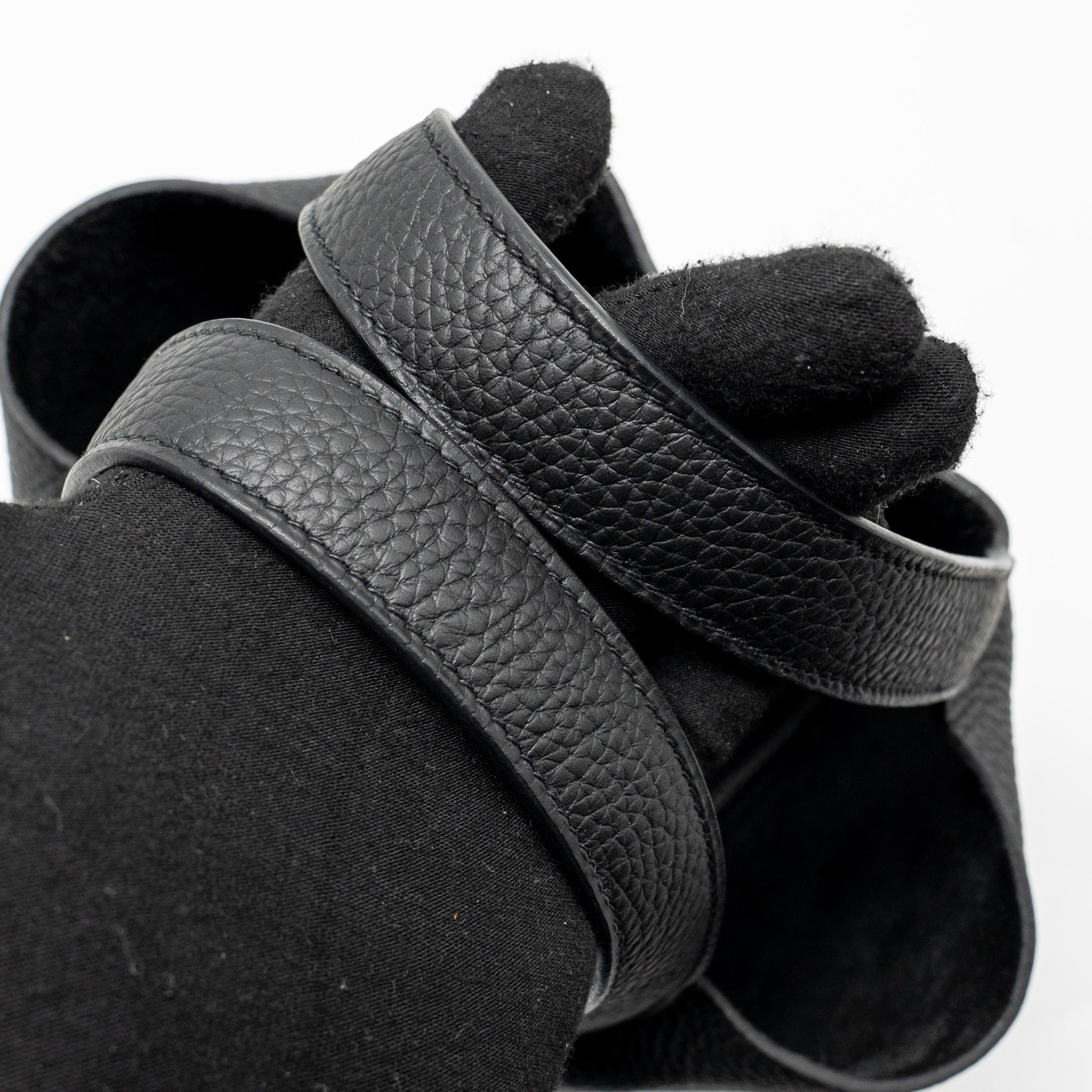HERMES PICOTIN 18 LOCK BAG CLEMENCE BLACK SHW