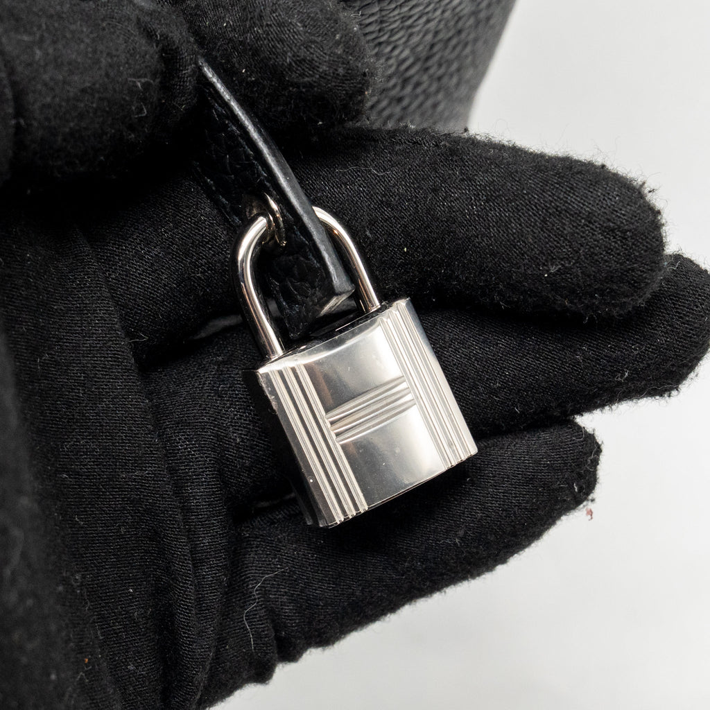HERMES PICOTIN 18 LOCK BAG CLEMENCE BLACK SHW