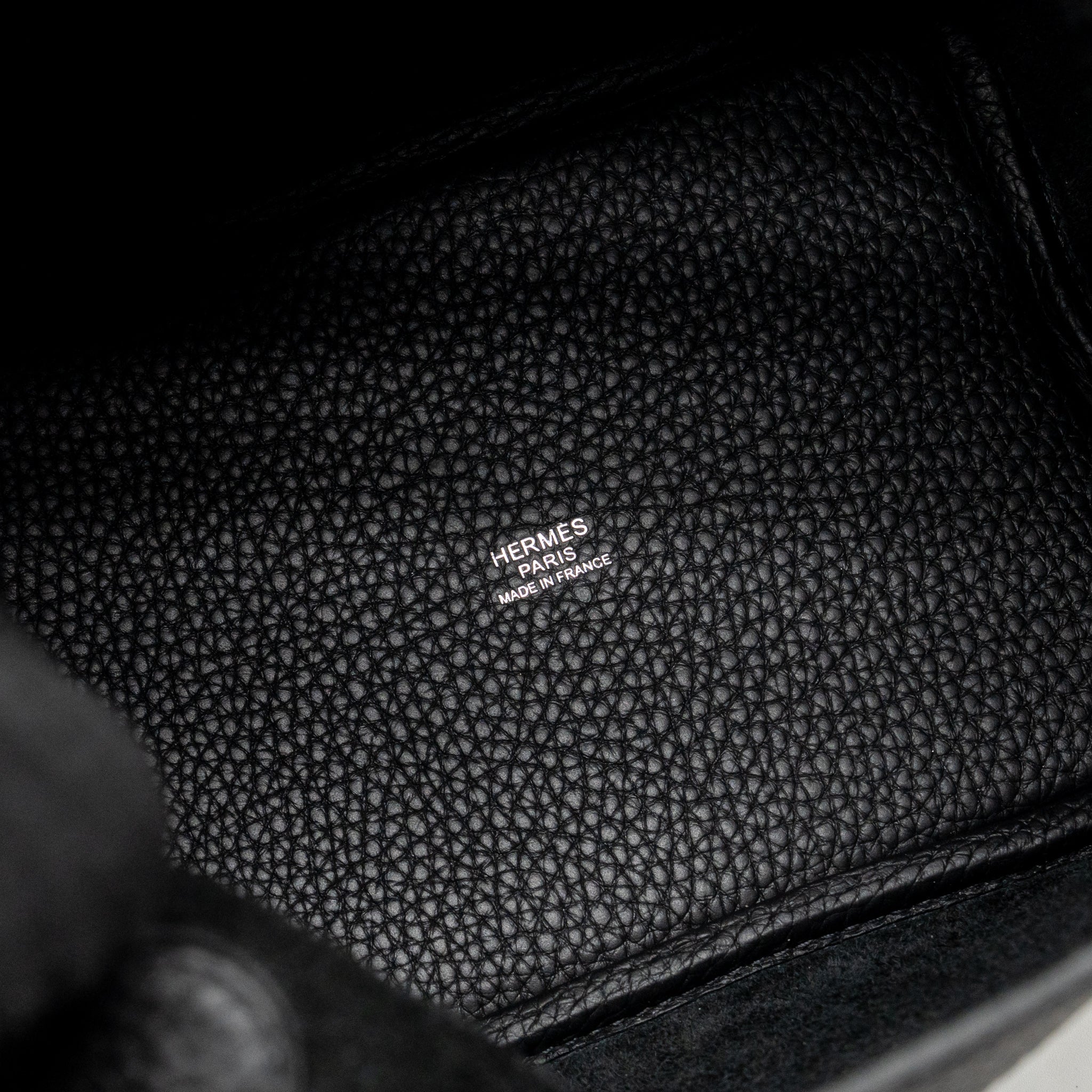 HERMES PICOTIN 18 LOCK BAG CLEMENCE BLACK SHW