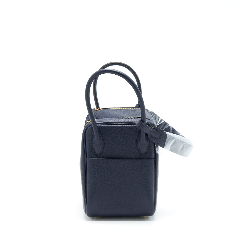 HERMES LINDY 26 CLEMENCE BLEU NUIT GHW