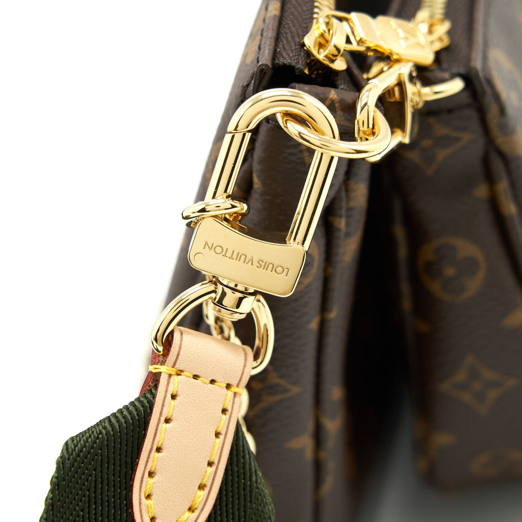 LOUIS VUITTON MULTI POCHETTE WITH KHAKI STRAP