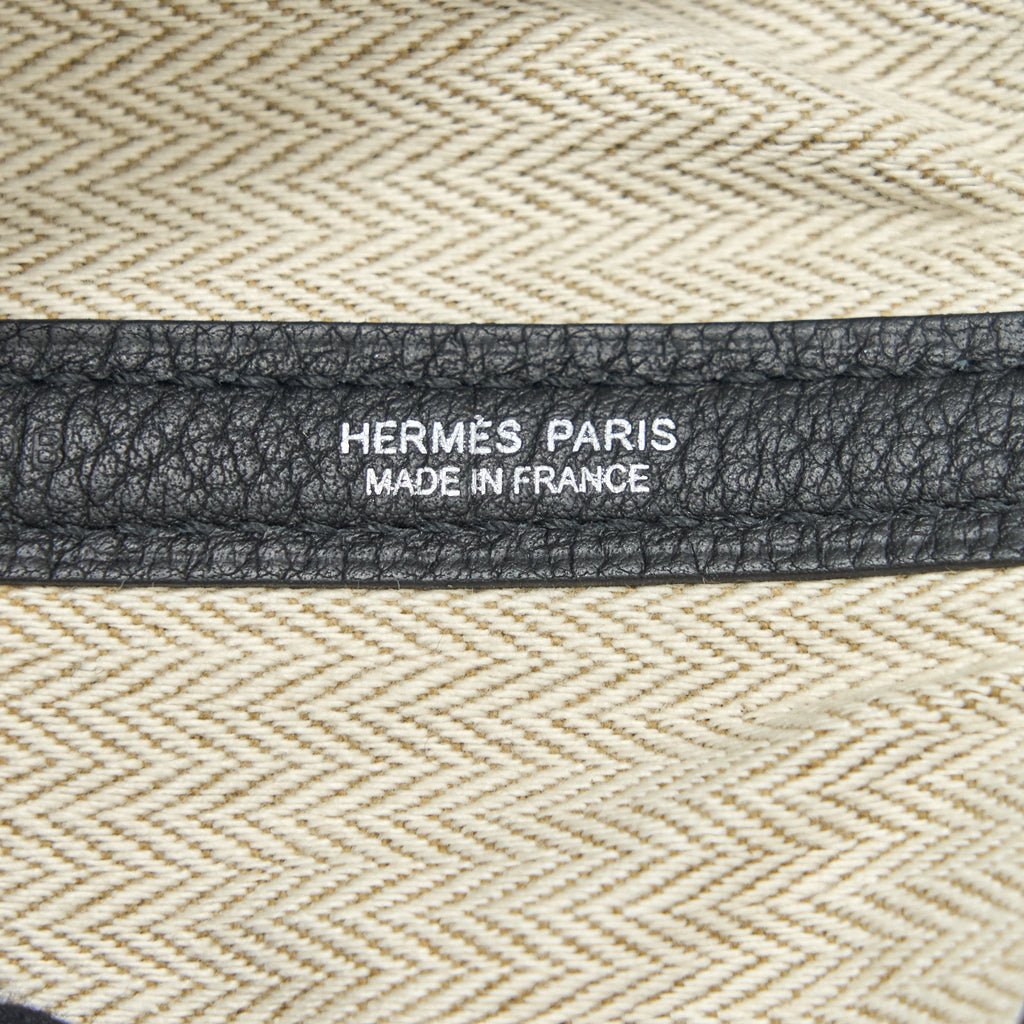 Hermes Garden Party 36 Black SHW
