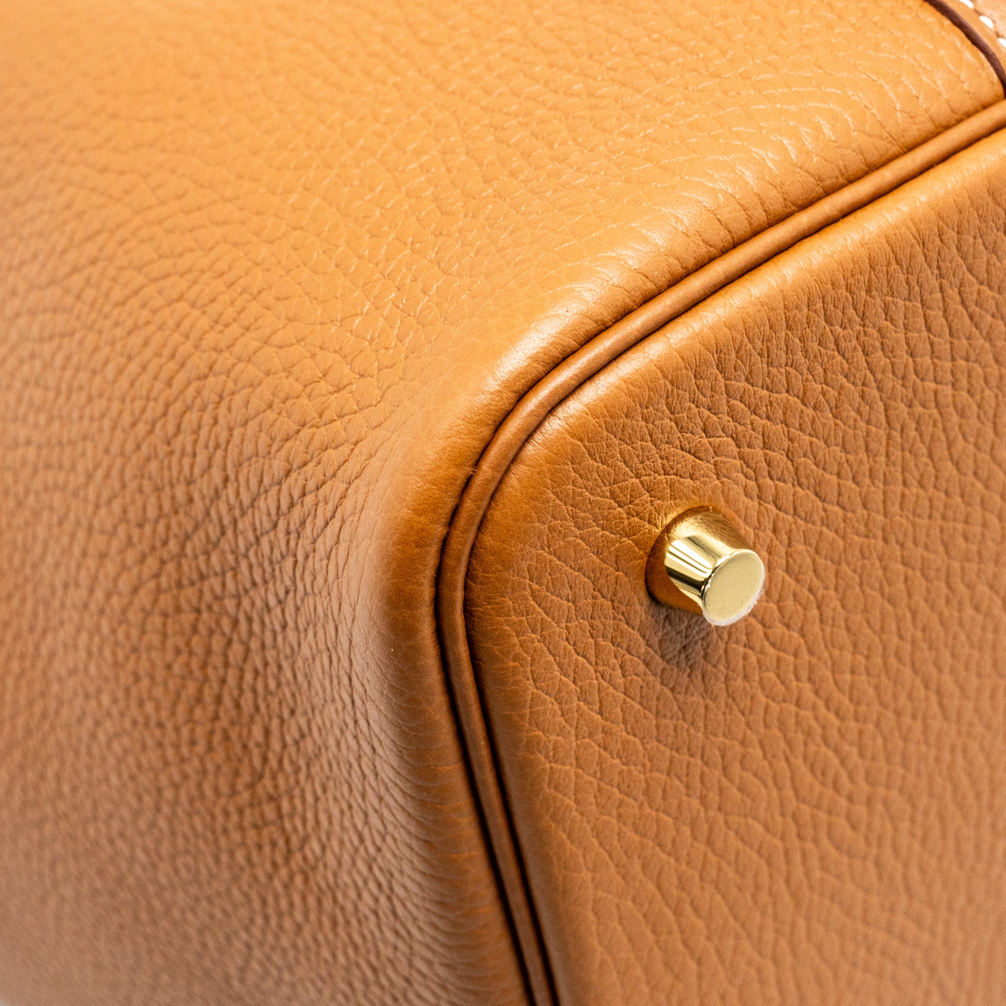 HERMES PICOTIN 22 CLEMENCE GOLD GHW