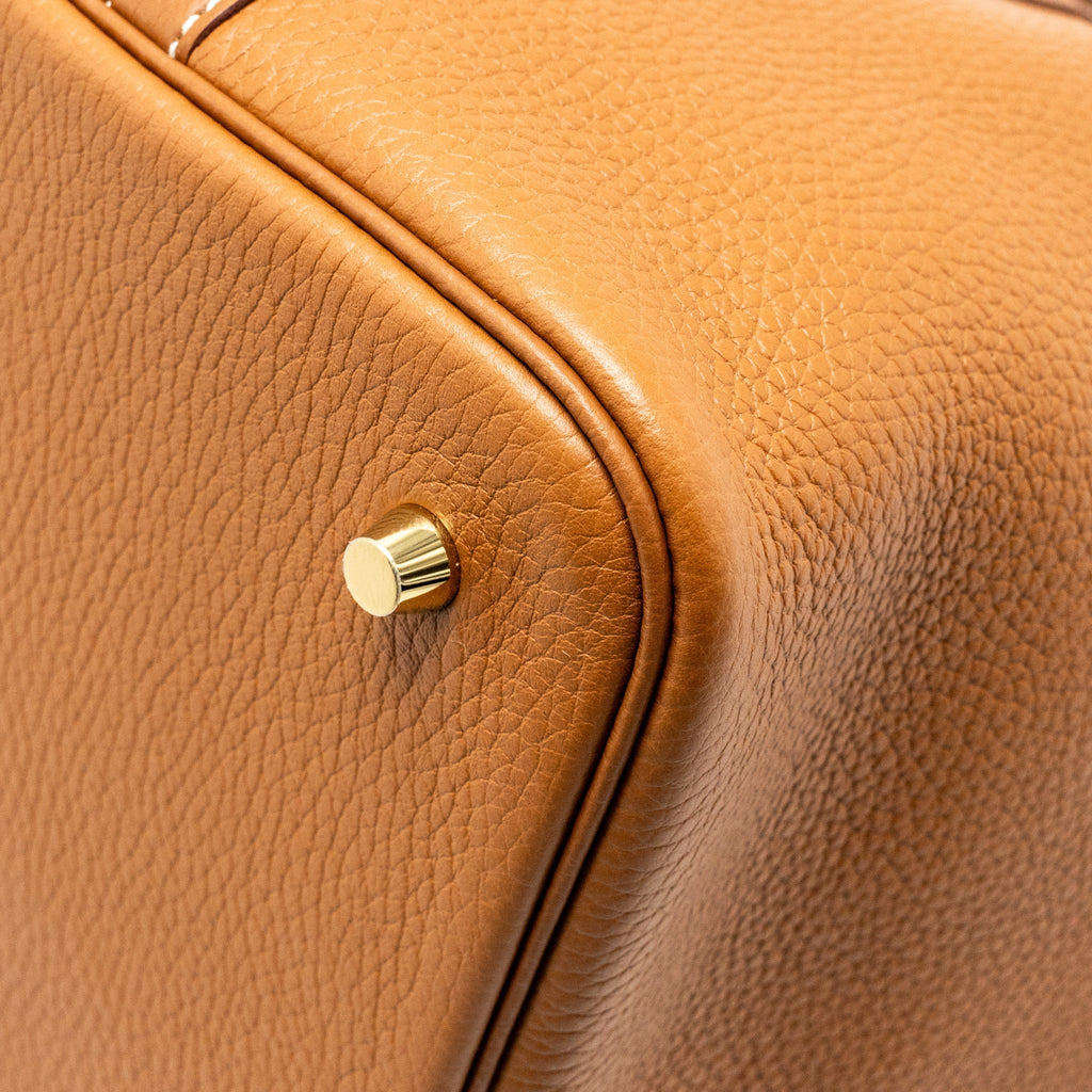 HERMES PICOTIN 22 CLEMENCE GOLD GHW