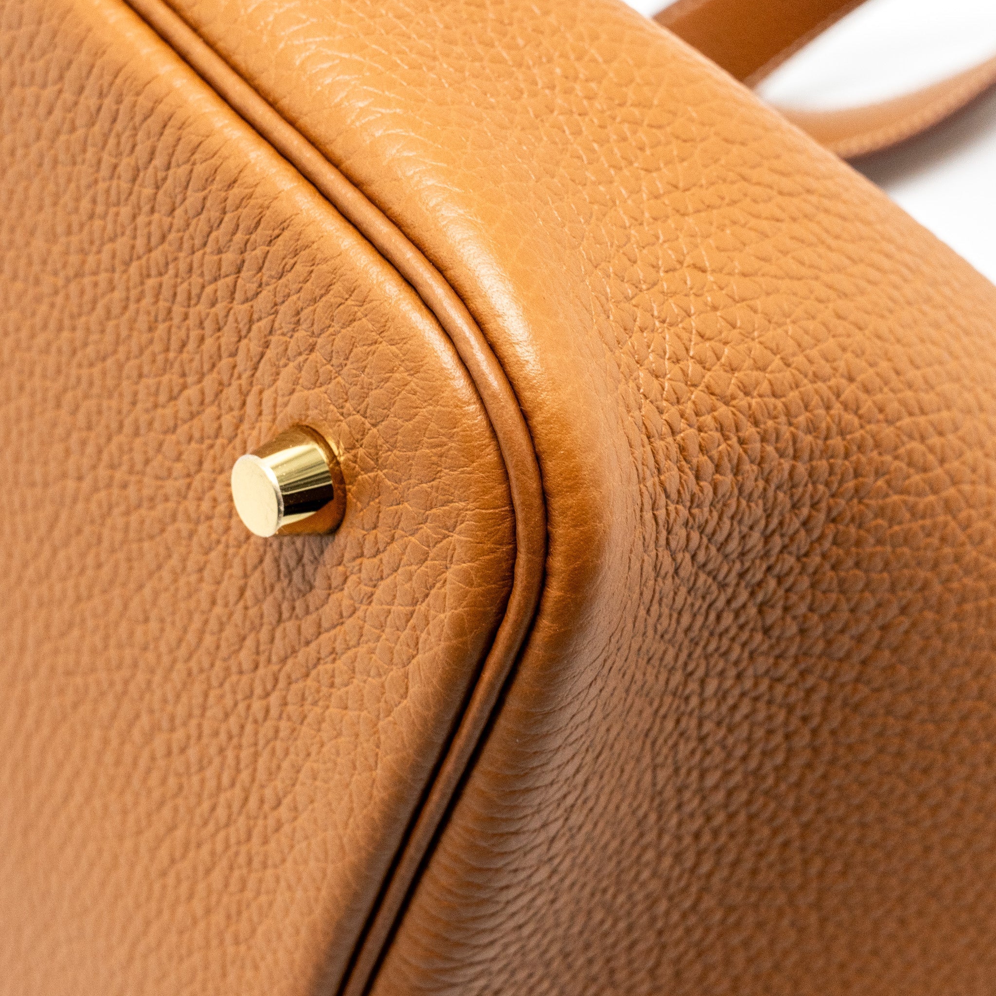 HERMES PICOTIN 22 CLEMENCE GOLD GHW