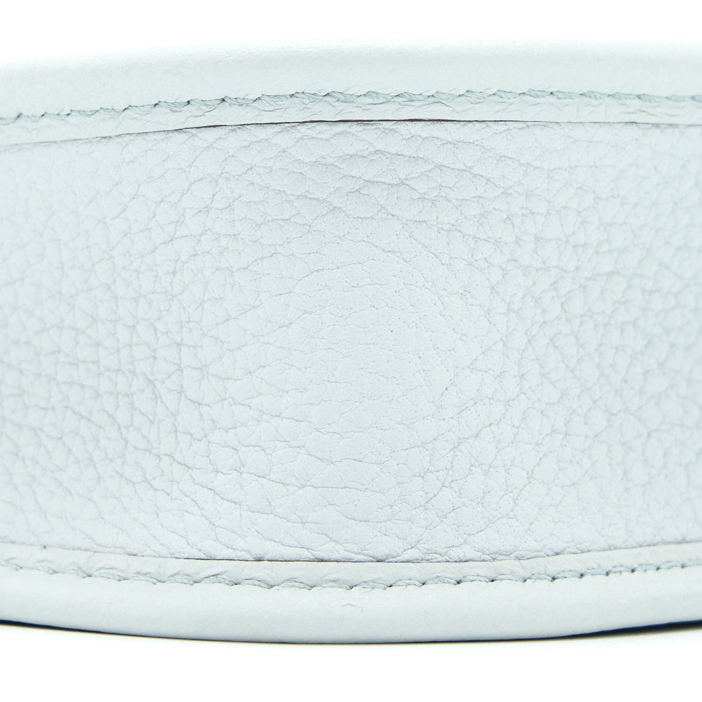 HERMES MINI EVELYN CLEMENCE BLUE PALE/NATA GHW
